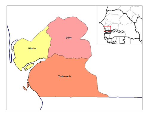 Les arrondissements de Foundiougne, Sénégal